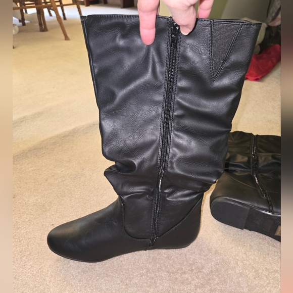 Katliu Slouchy Mid-Calf Boots Women's 41(9.5) NIB - Picture 13 of 16